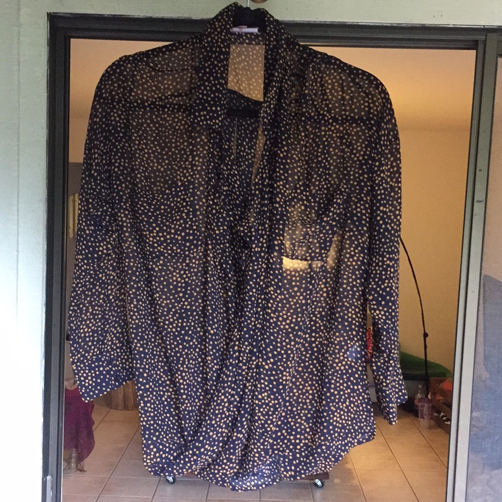 Romeo and Juliet Couture polka dot blouse